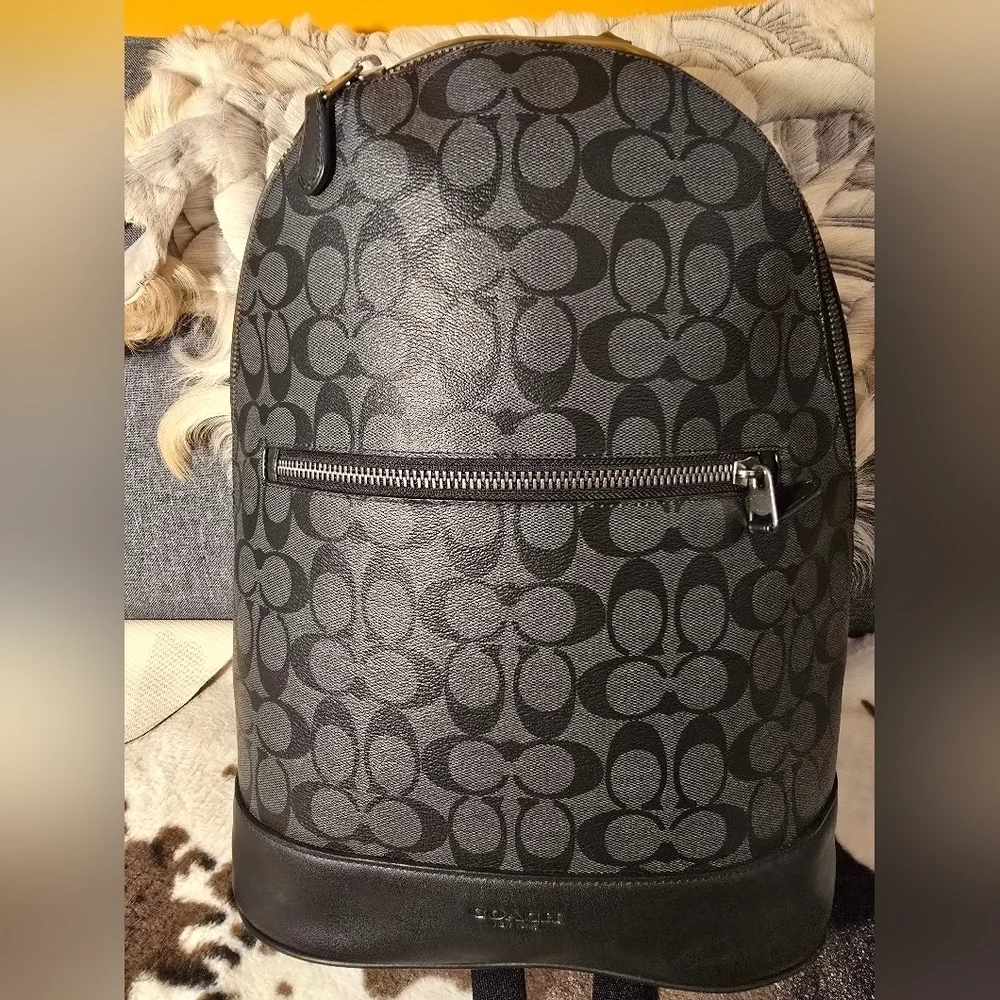 Coach Black Backpack